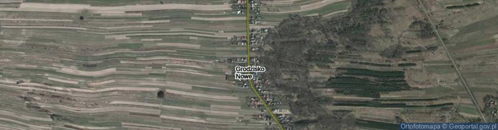 Zdjęcie satelitarne Grodzisko Nowe ul.
